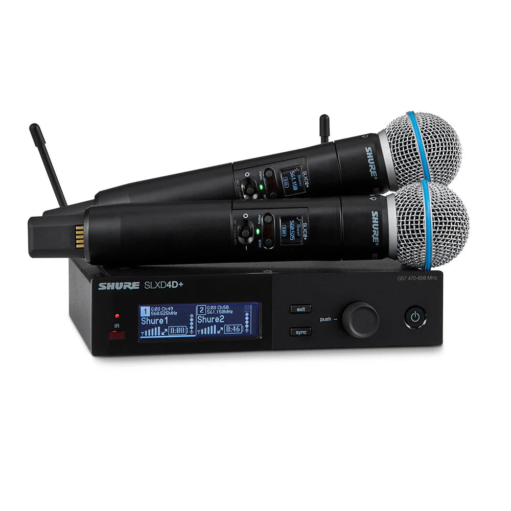 Shure SLXD24D+/B58-G57 Wireless Microphone System
