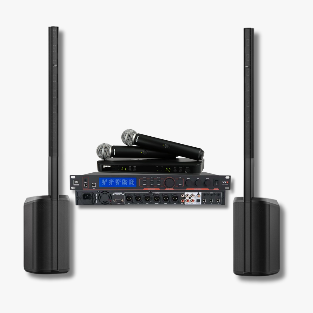 Bose L1 Pro16 JBL VX9 SM58