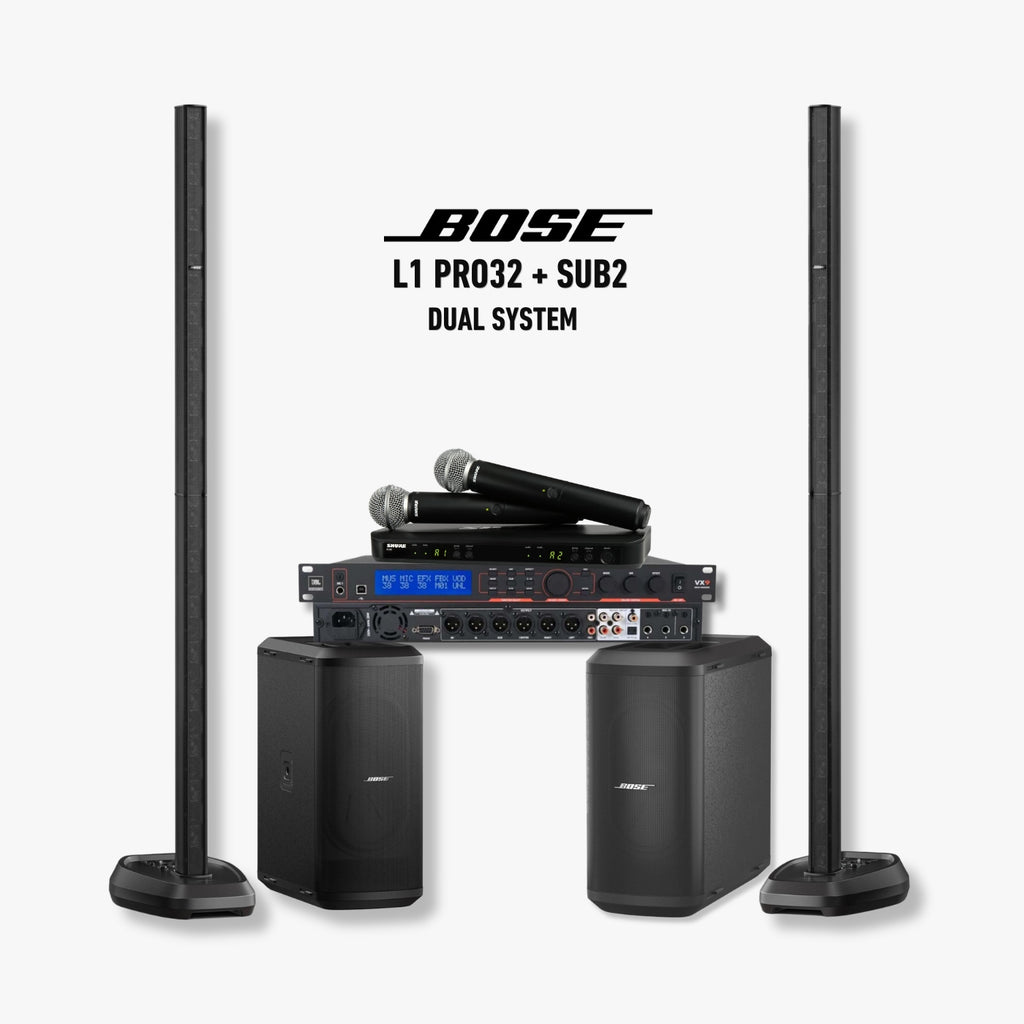 Bose L1 PRO32 SUB2 VX9 SM58