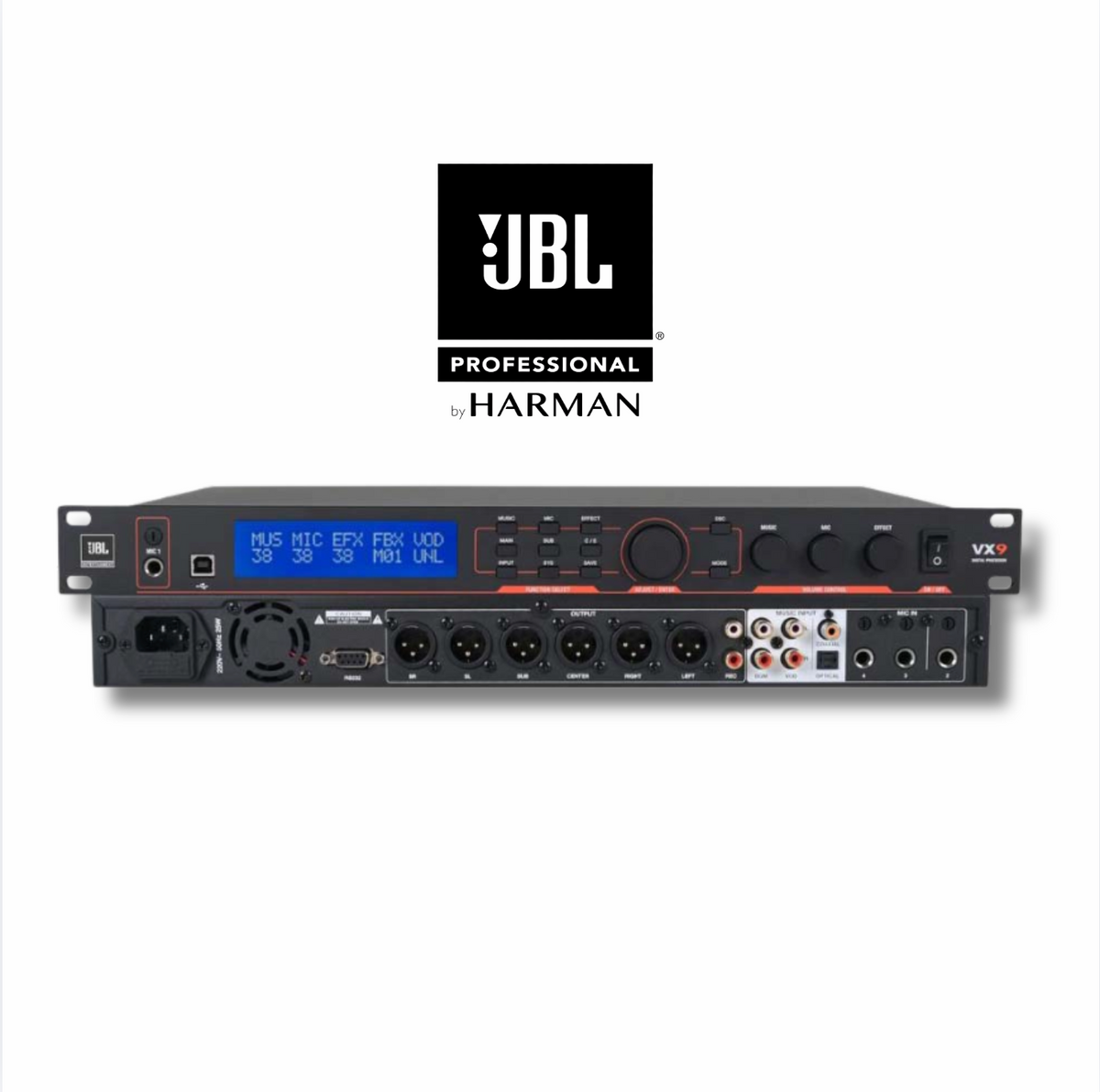 JBL VX9 + Shure SM58 Karaoke Combo